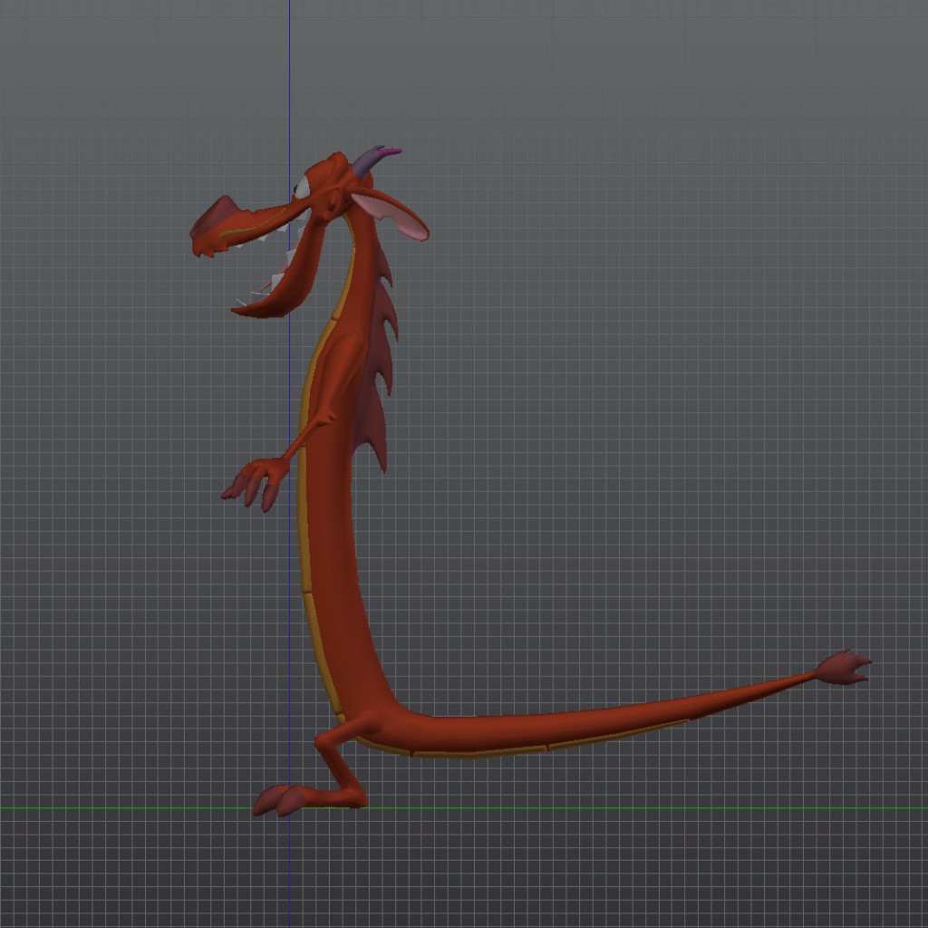 Mushu A-Pose preview image 2